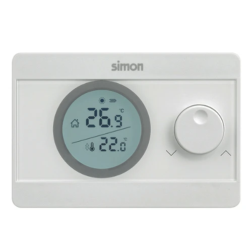 Termostato digital Simon calefacción y aire acondicionado